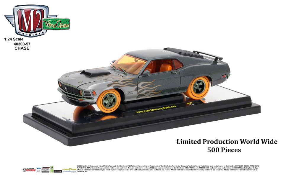 M2 Machines releases Ford Mustang Boss 429 and Dodge Challenger models