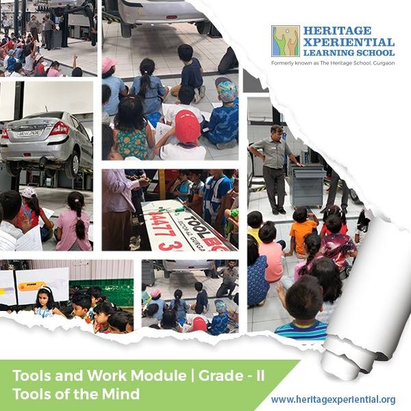 Grade-II students kick-started with their first unit of Tools and Work ...