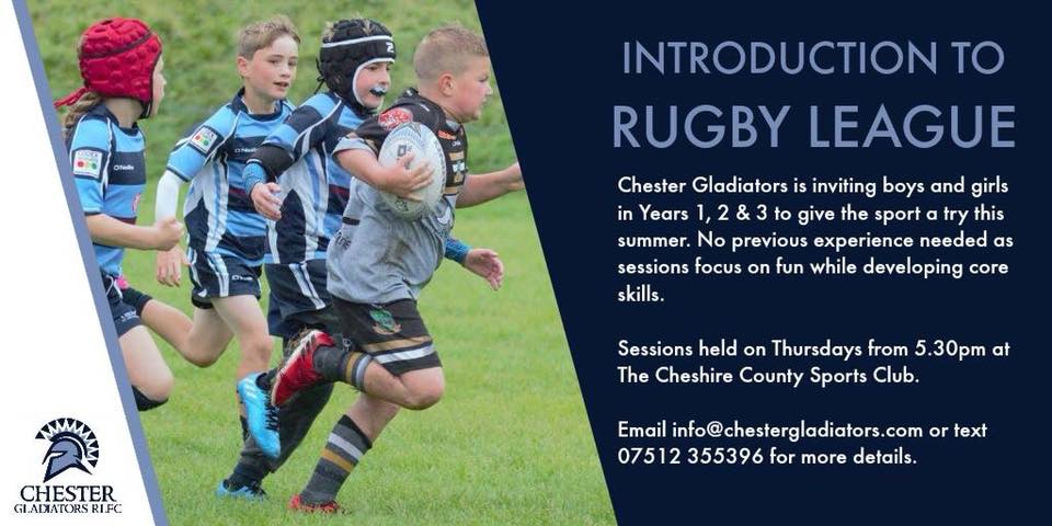 Chester Gladiators Rugby League - 🏉🏉🏉 INTRO TO RUGBY LEAGUE 🏉🏉🏉 Boys ...