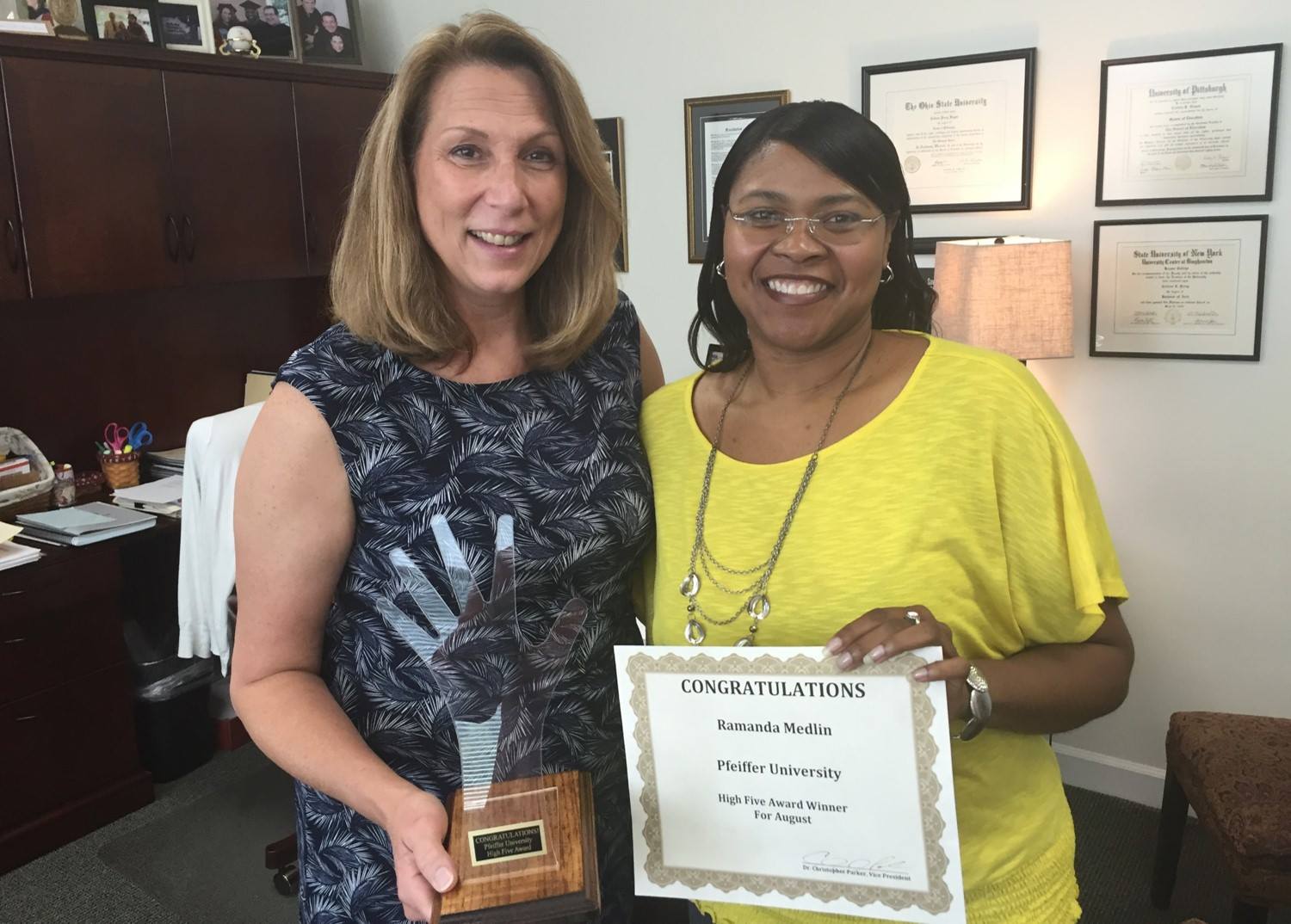 Congratulations to this month's... - Pfeiffer University | Facebook