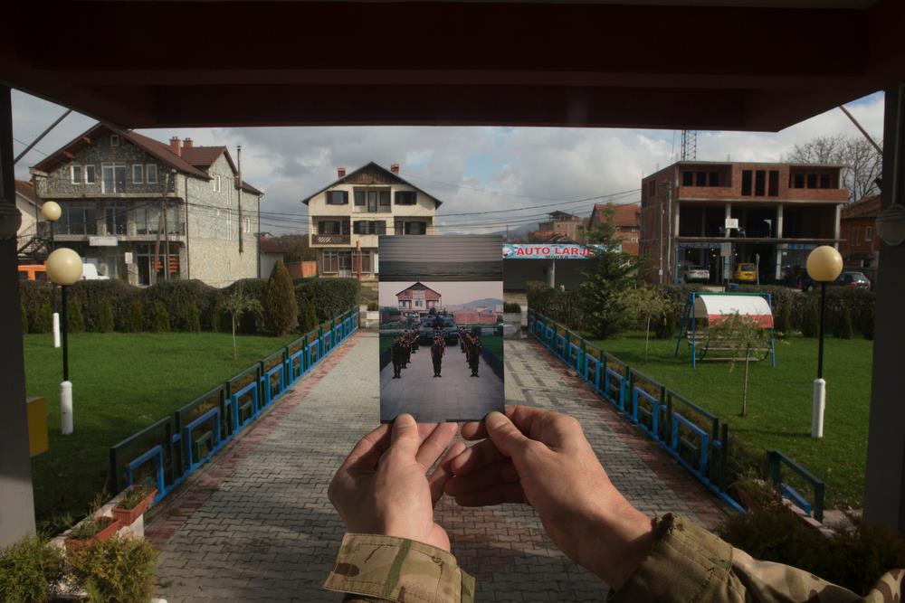 British Army - Major Bruce Ridge returns to Kosovo for the...