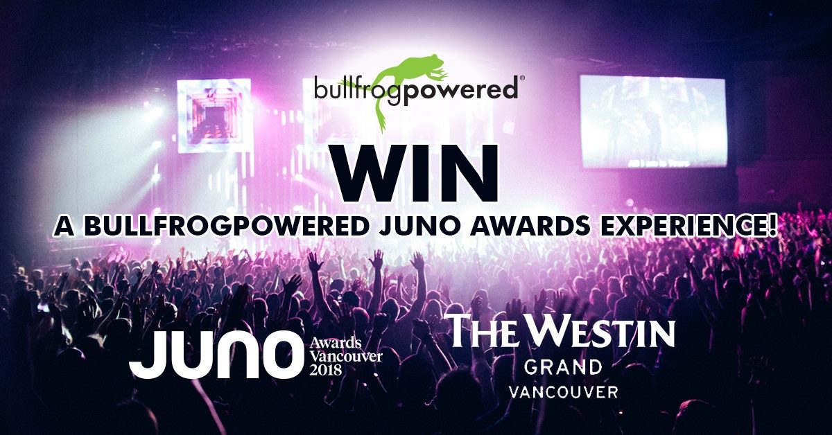 The JUNO Awards - 🙌 Bullfrog Power is offering the...