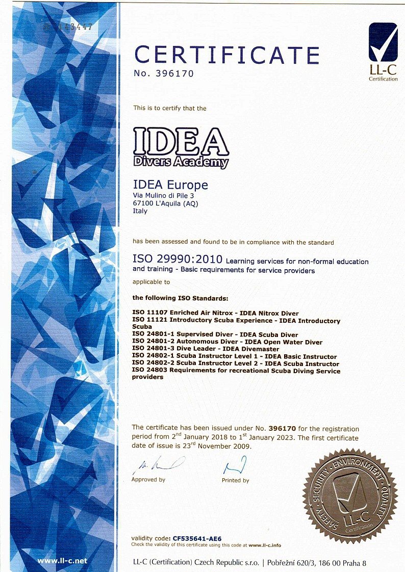 IDEA WDA - New logo and new ISO certificate for IDEA...