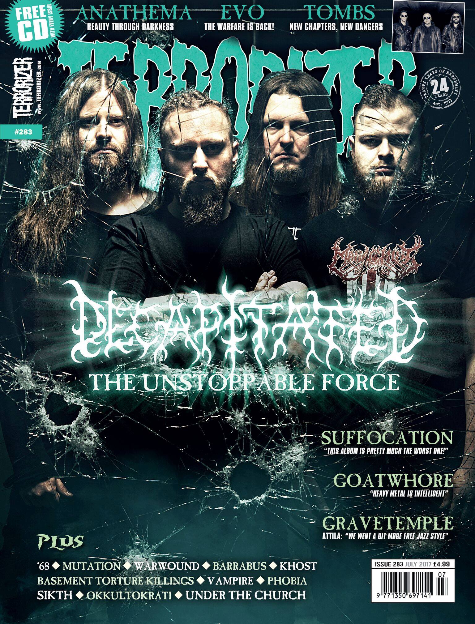 Decapitated - ANTICULT is out worldwide! Sending our most 