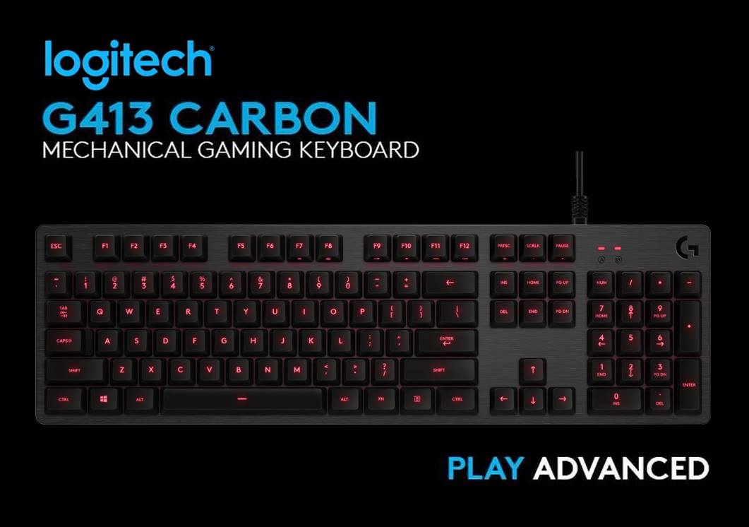 Synnex - Logitech G413 Carbon คีย์บอร์ด Mechanical สำหรับนักเล่นเกมรุ่น ...