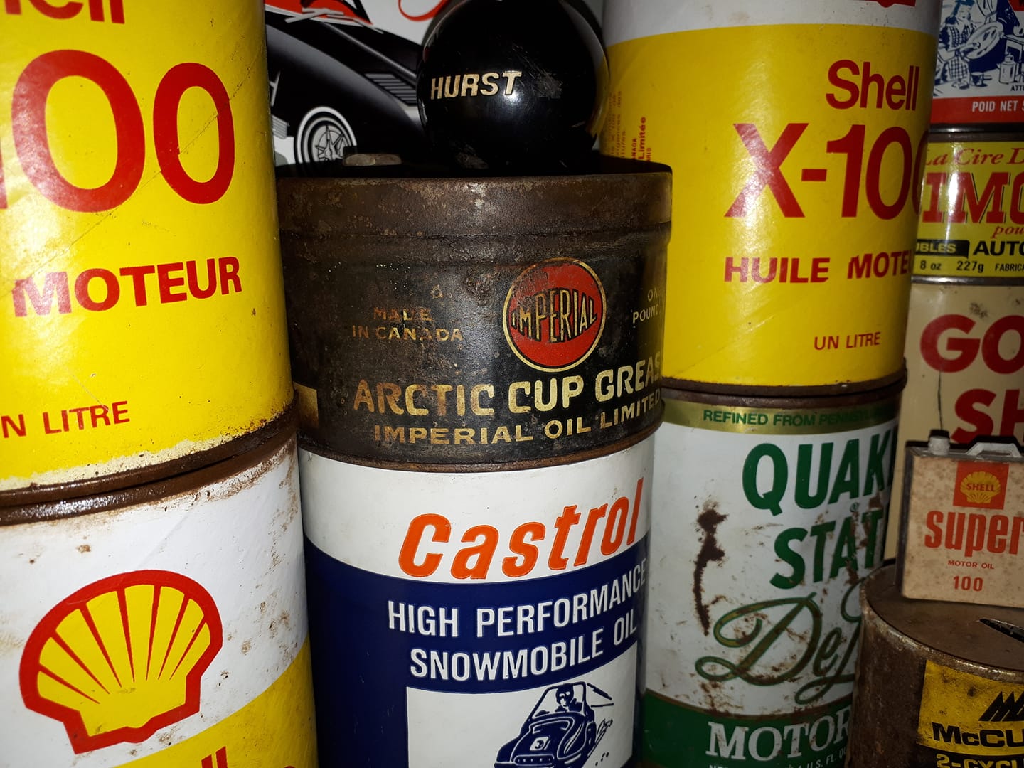 Found vintage ford oil can for collection