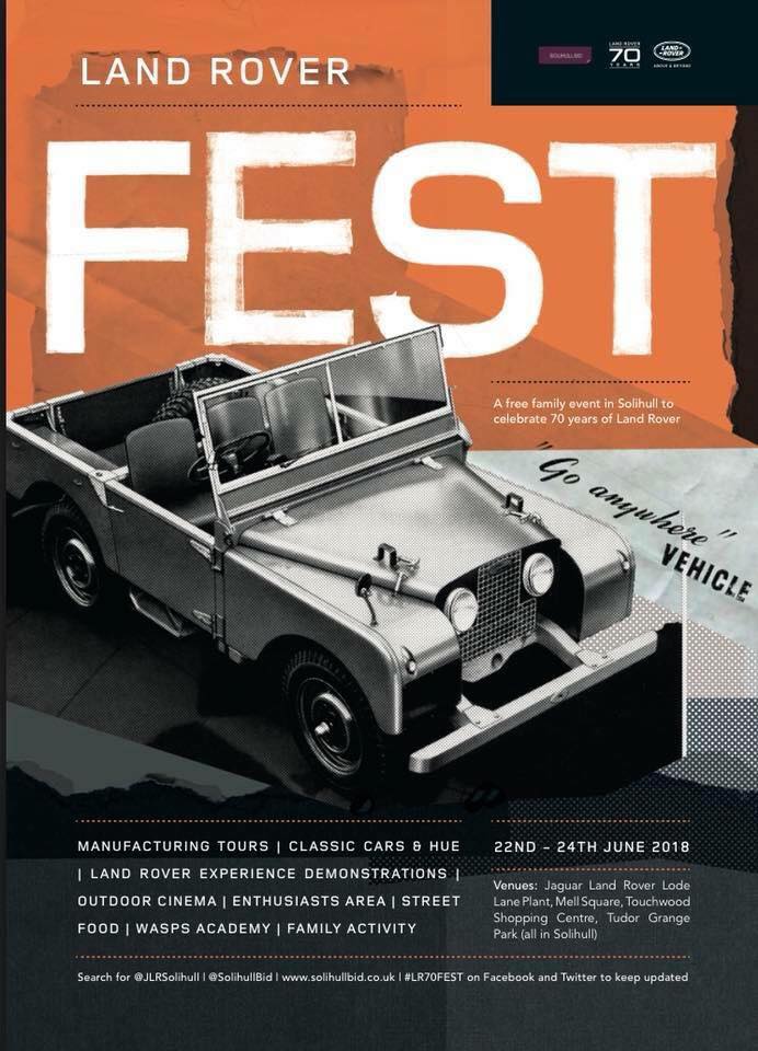 Solihull Updates - Celebration of iconic Land Rovers to take place in ...