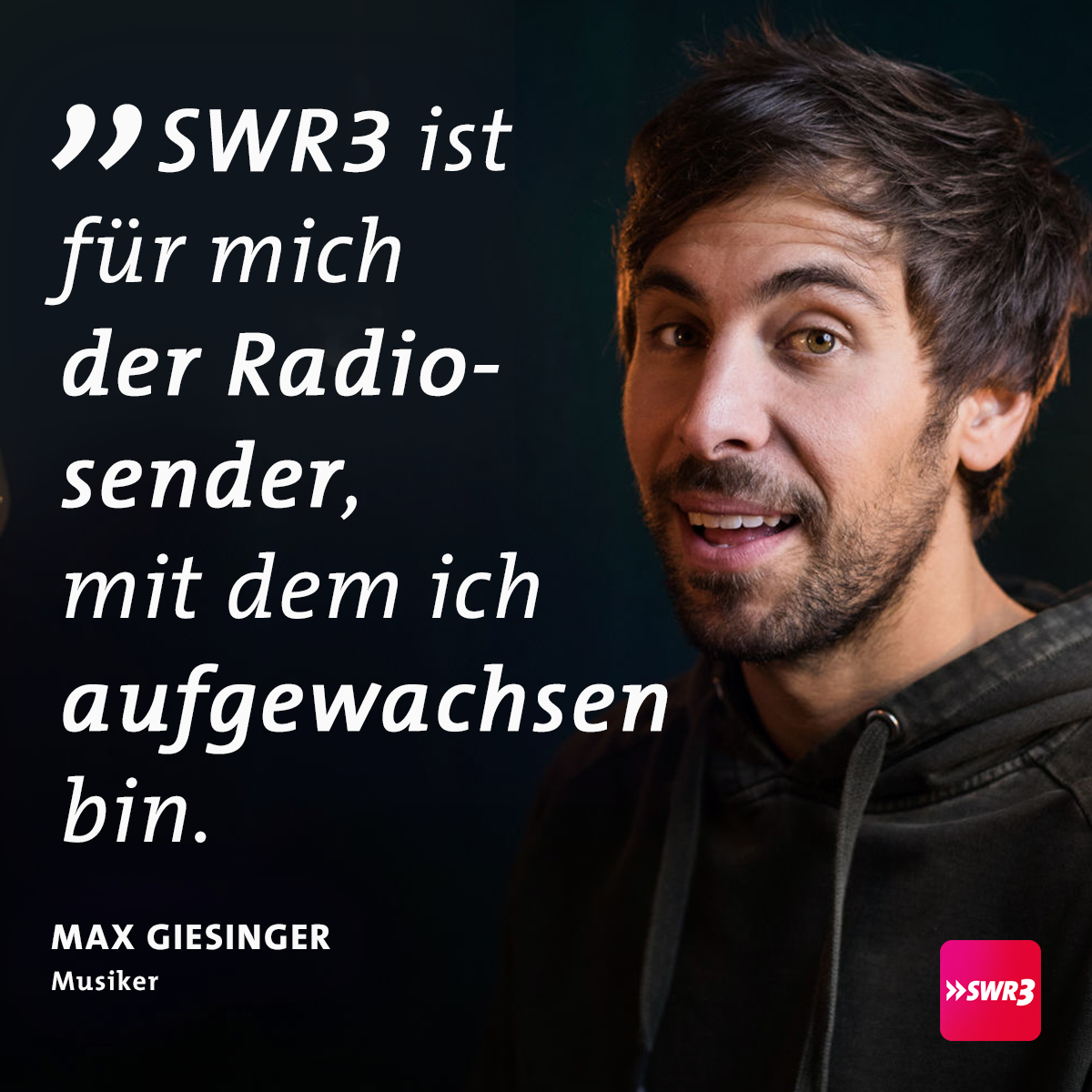 Swr3 Was Bedeutet Radio Fur Euch Max Giesinger Kommt Facebook