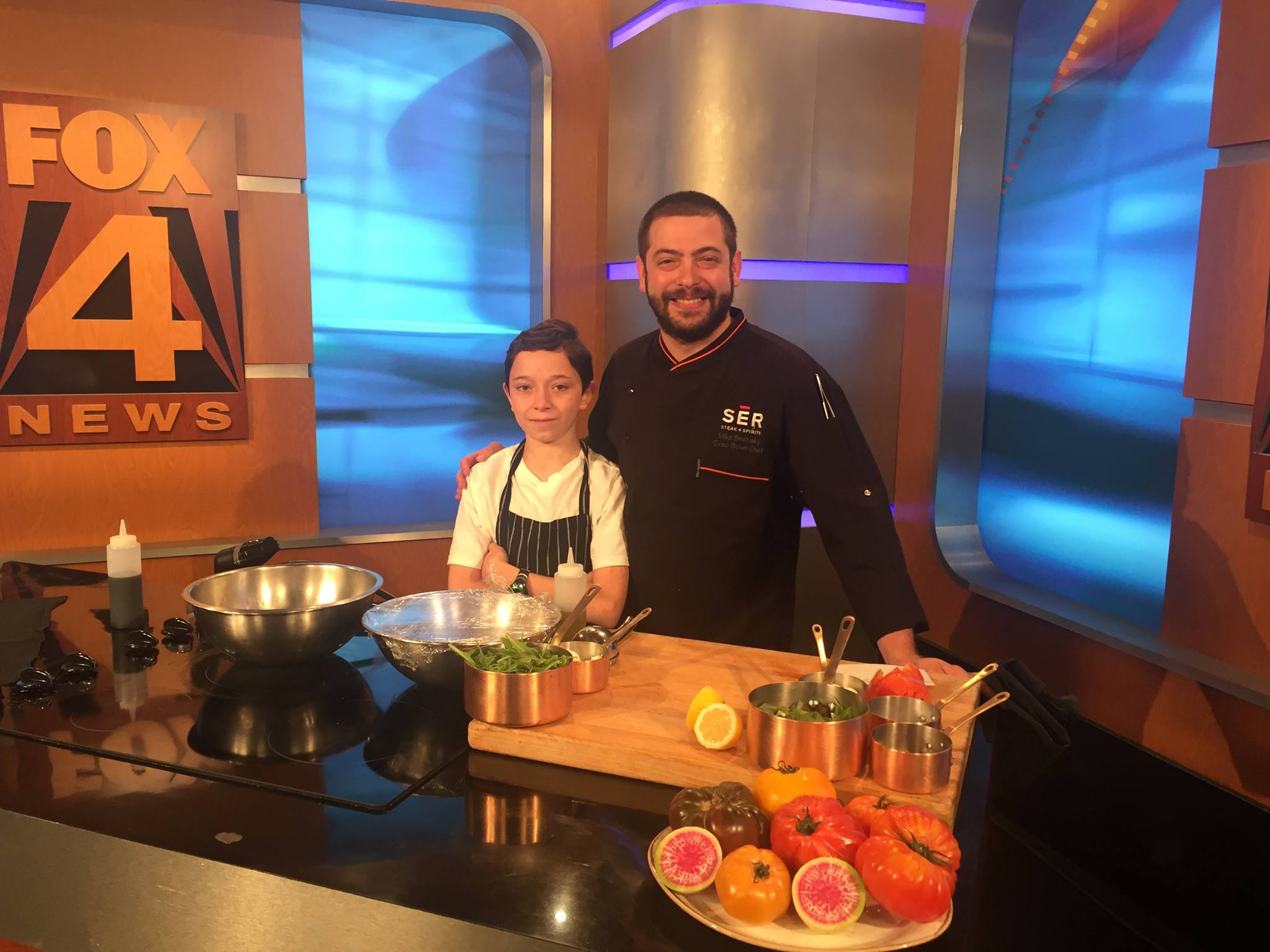 Dining - Jr. Chef Caden and Host Chef Mike Shetsky arrived in style ...