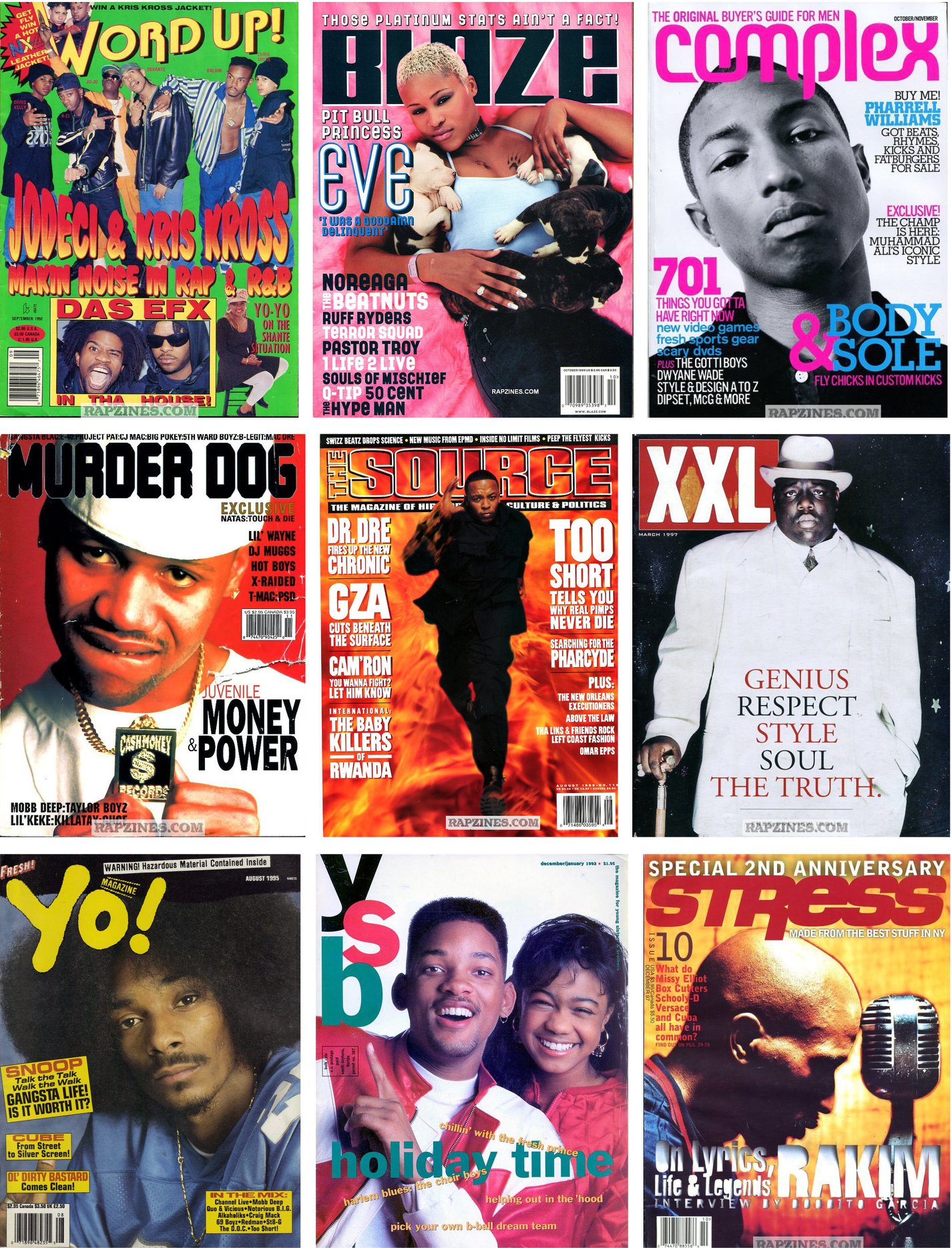 Sneeze Magazine covers over the years 📸 With Lil Yachty on the