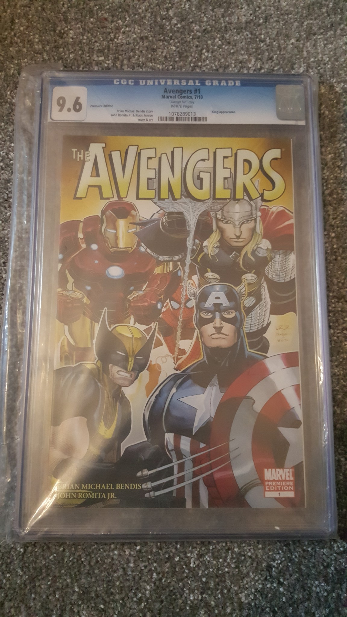 Avengers 57 cgc graded rare double cover 1200 obo