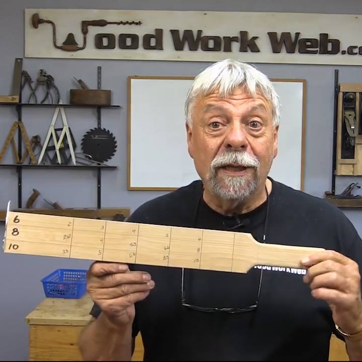 WoodWorkWeb - How to Make a Lumber Rule for Quickly...