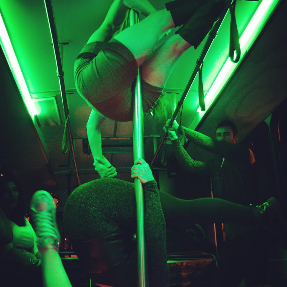 The Fun Bus - Diamond class pole and fitness on board the...