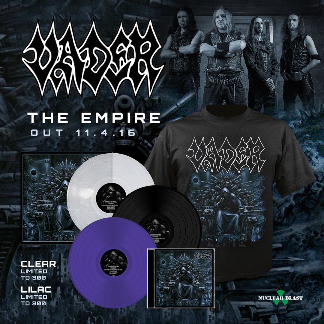 Vader - NEW ALBUM Vader's eleventh album, The Empire, out Nov. 4th