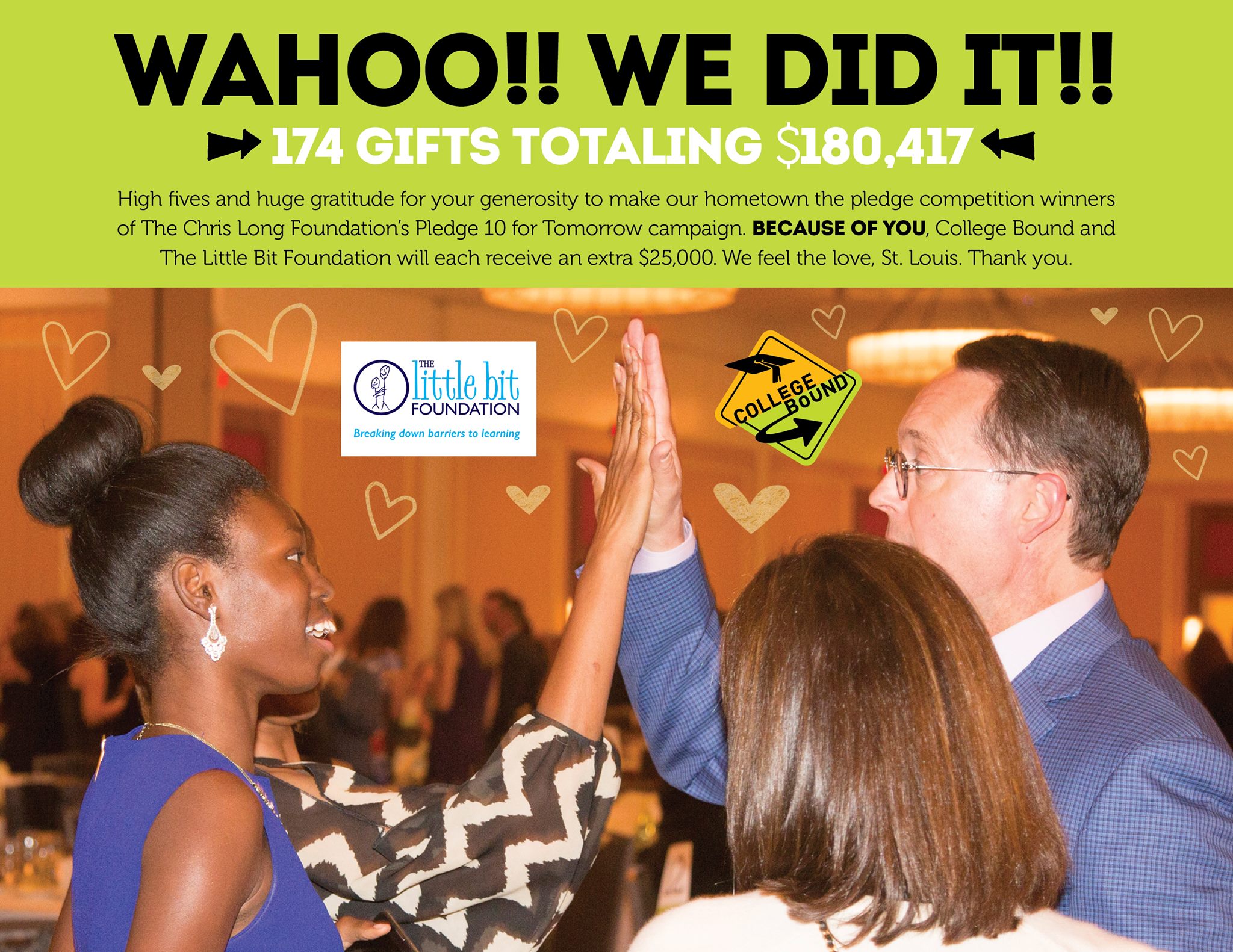 College Bound - WE DID IT! 😁👏🎉 Thank you SO MUCH to everyone who ...