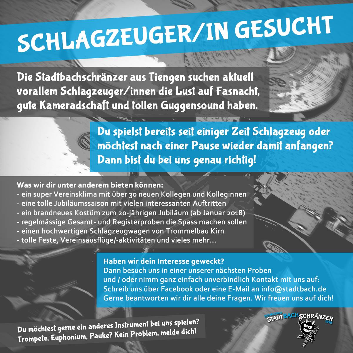 Wir Suchen Dich Und Freuen Uns Uber Duengemer