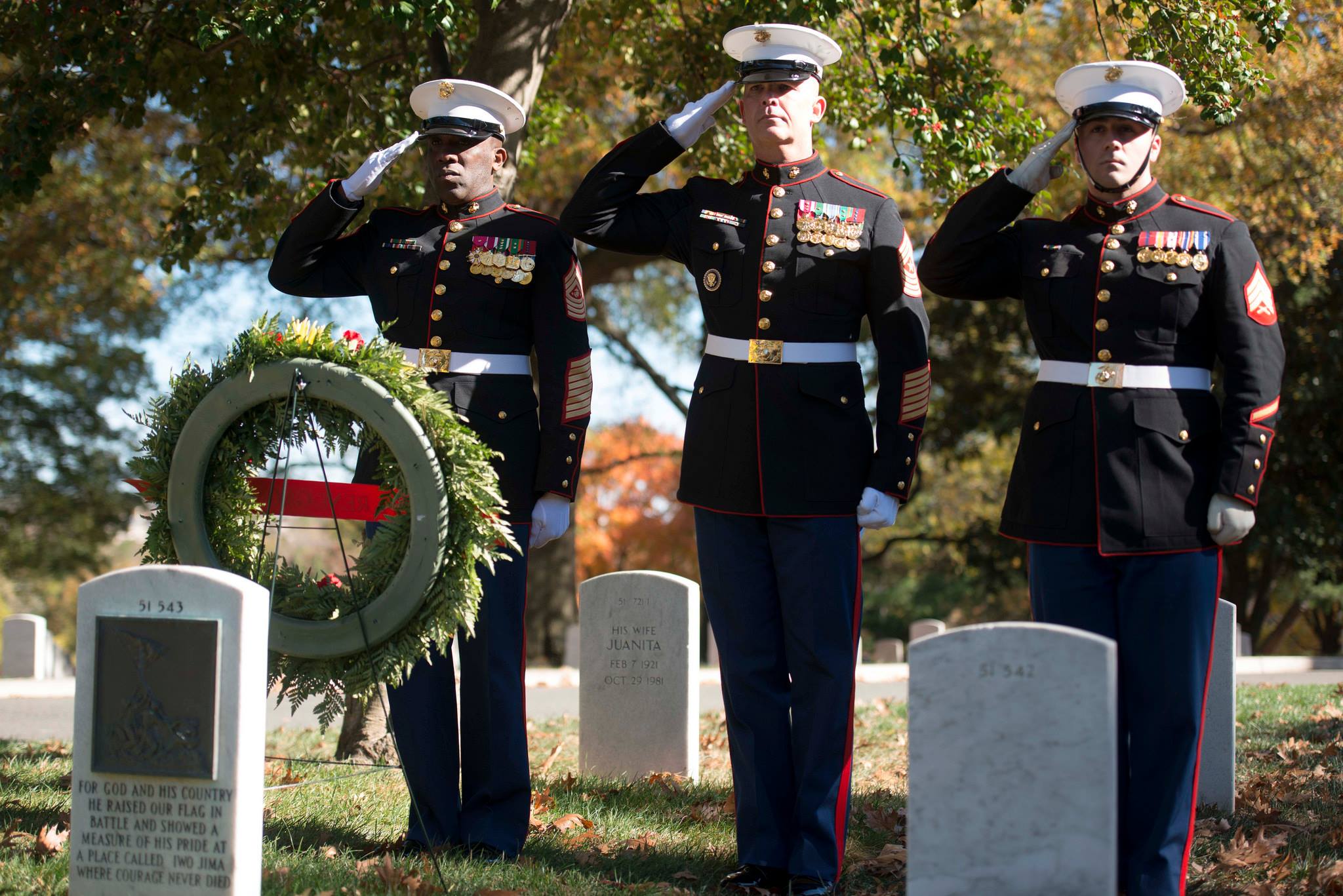 Arlington National Cemetery - Happy 241st birthday U.S. Marine Corps ...