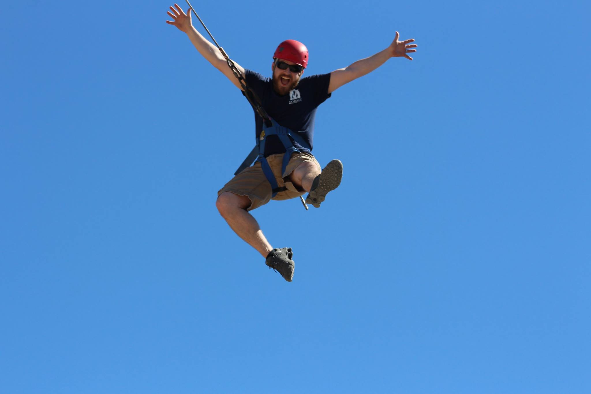 Mo-Ranch - No fun was had by the men on our ropes course... | Facebook