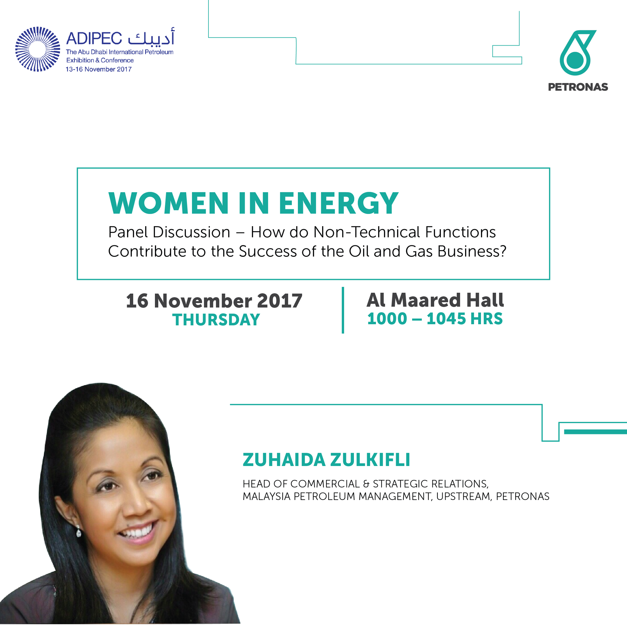 PETRONAS - WOMEN POWER! Zuhaida Zulkifli of Malaysia Petroleum ...