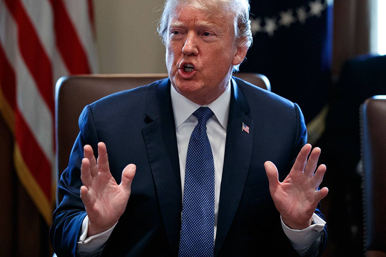 ABC7 - An angry President Donald Trump said it was a...