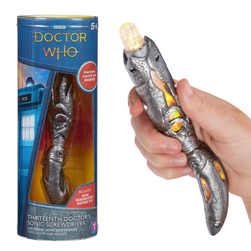 Tournevis Sonique Doctor Who – 3ème Docteur – Effets Sonores – Underground Toys – Collection Officielle – Cadeau Fan