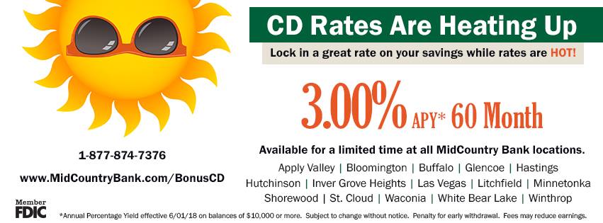 MidCountry - CD Rates Are Heating Up Lock in a great rate on your ...