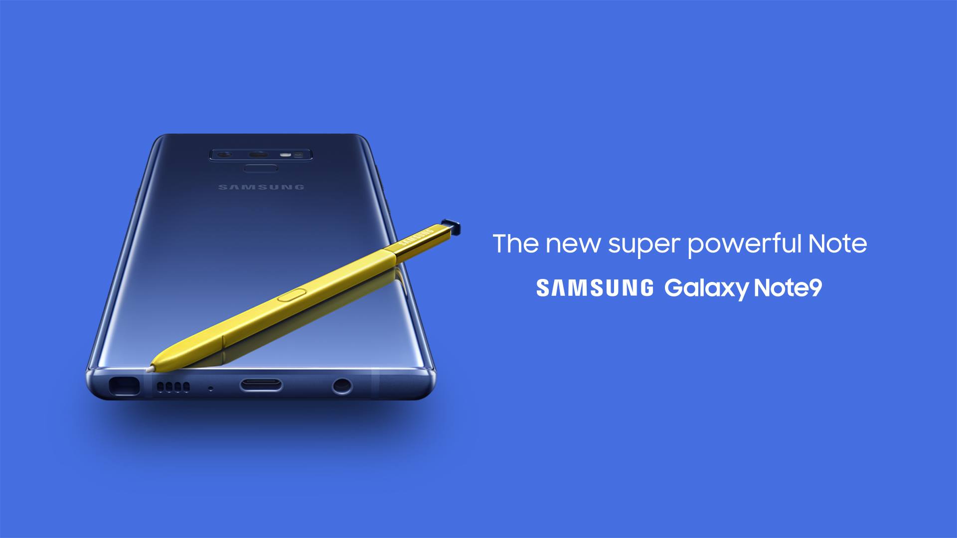 Samsung - The new super powerful Galaxy Note9. smsng.us 