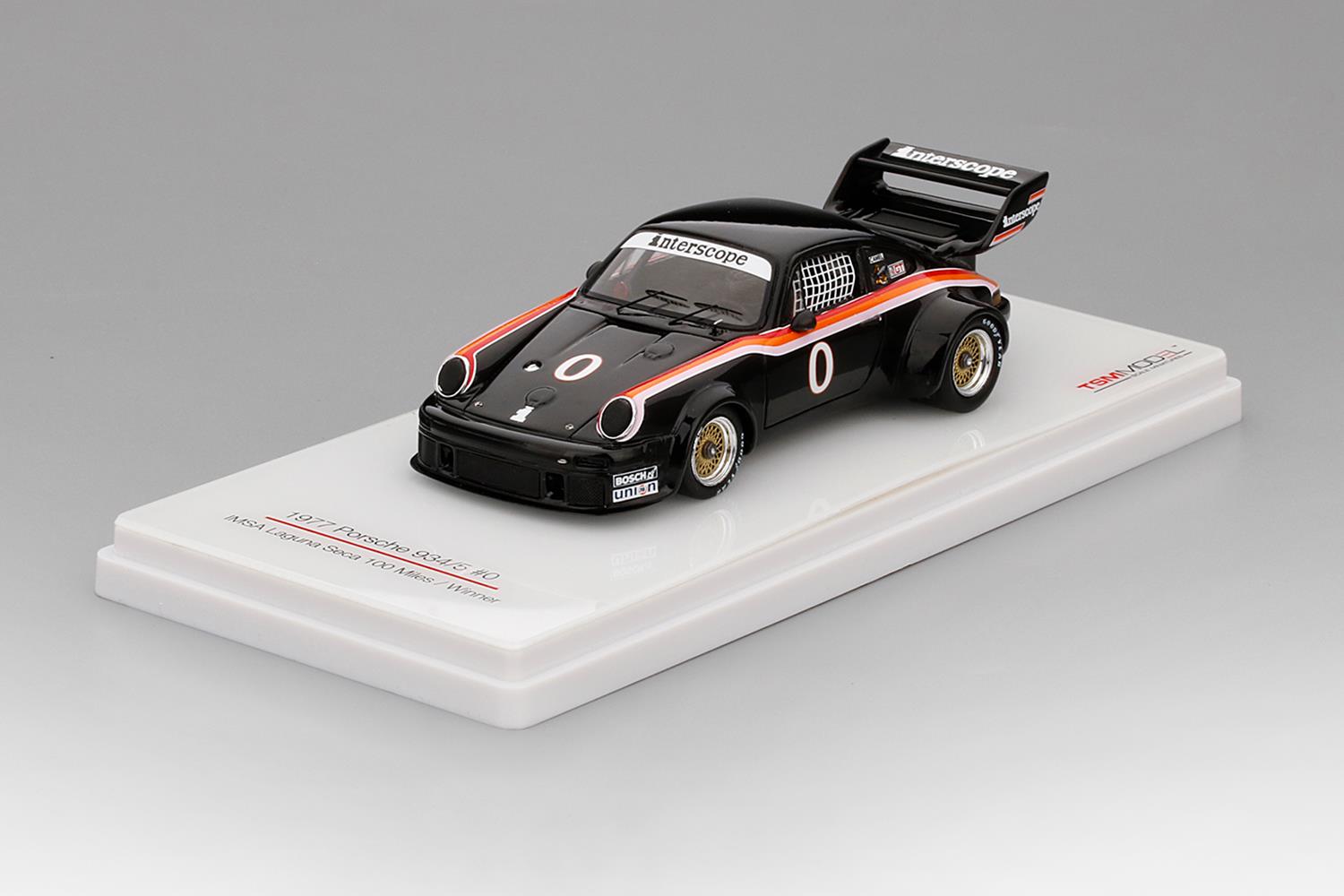 TSM 1/43 Porsche 934/5 #0 1977 IMSA Laguna Seca 100Mi Winner