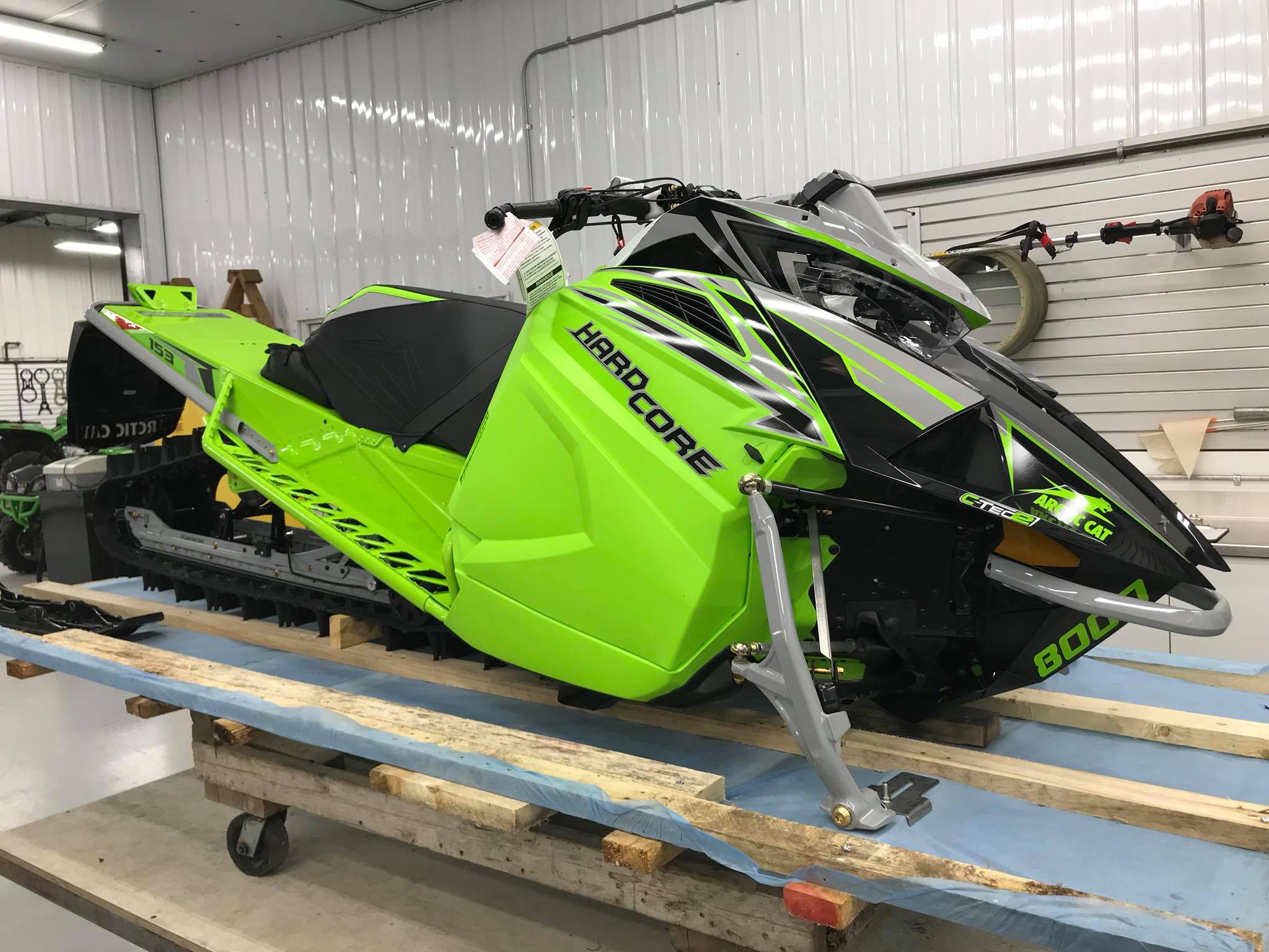 The 2019 Arctic Cat M 8000 HardCore is an amazing looking machine
