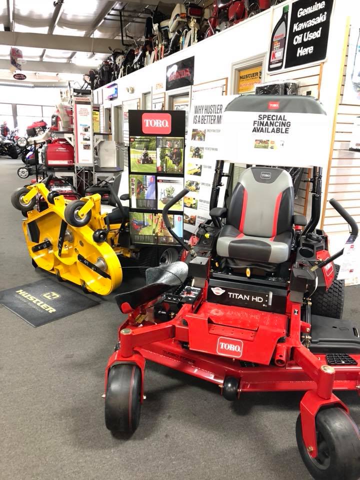 キング Toro Titan mower lineup at Hoffman's Power Equipment