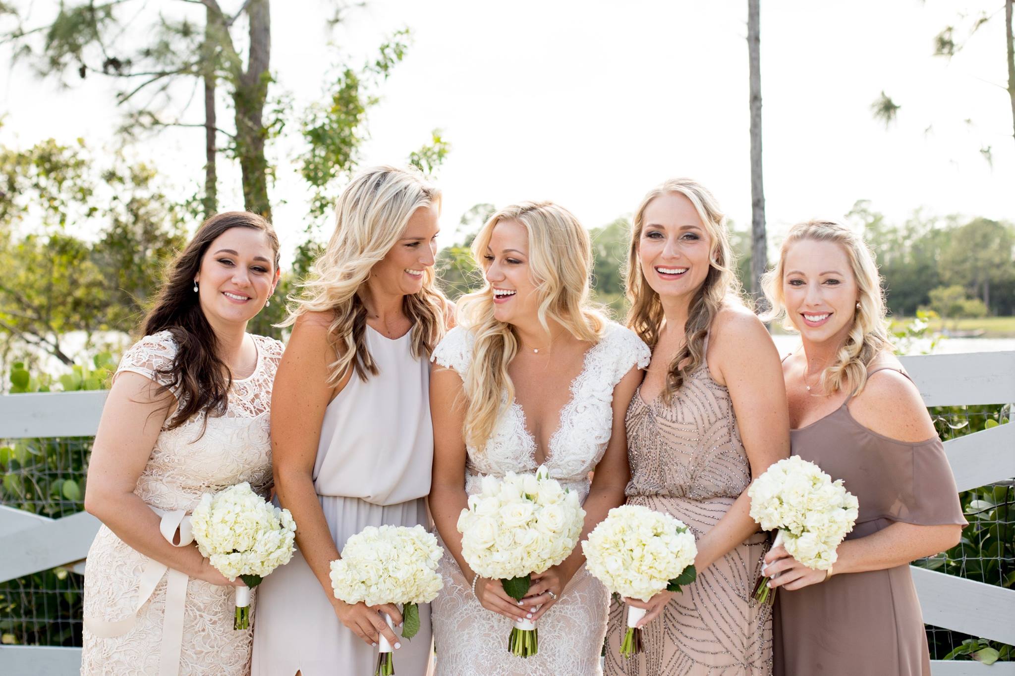 kleinfeld floral bridesmaid dresses When your bridesmaids are your something blue 💎 Ready to style your squad? Browse our selection of Bridal Party here: https://bit.ly/2Wh8jvu Photo: Brian Leahy Photography Light Blue (SkyBlue)