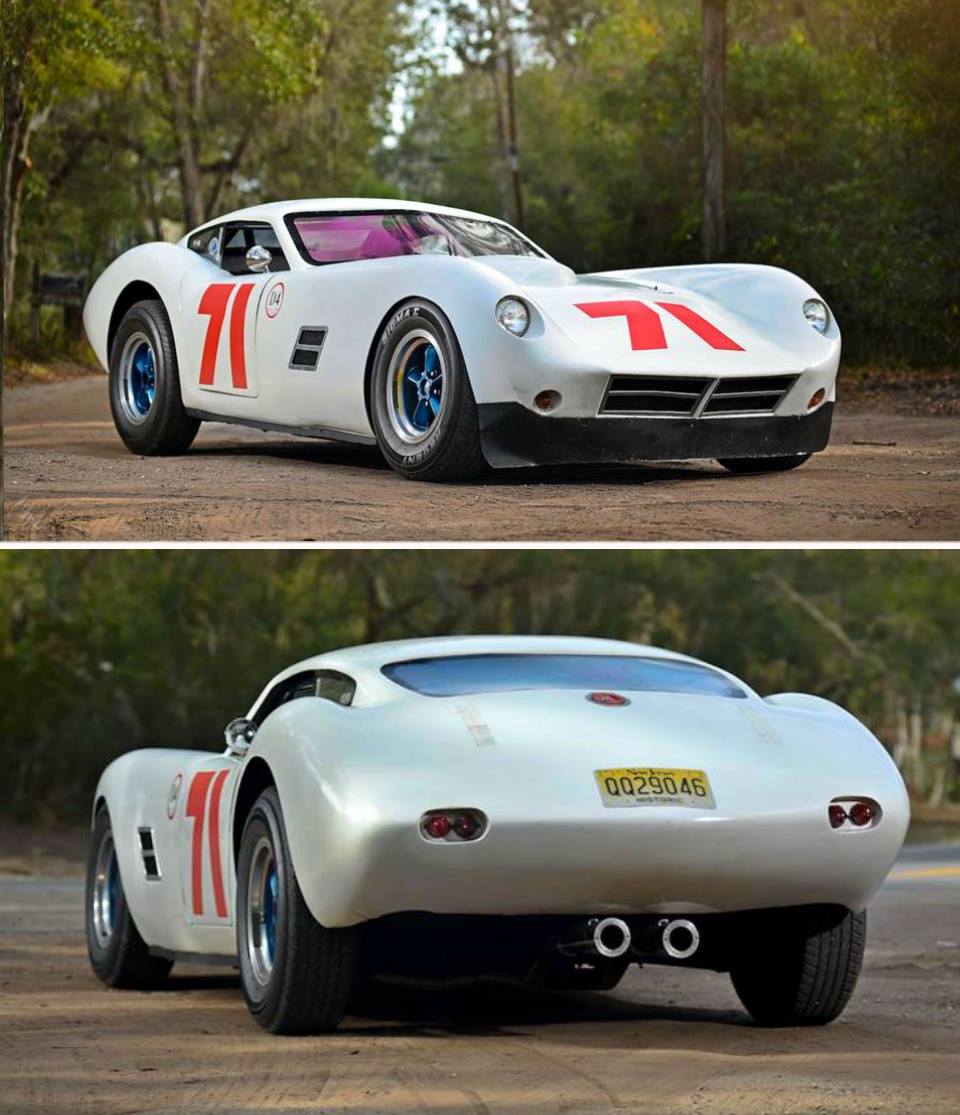 1958 Kellison J4 Coupe slot car model