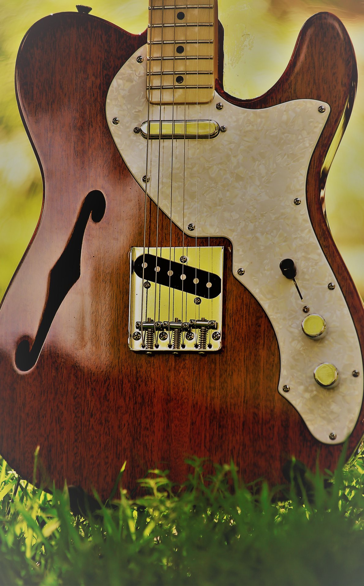 The Squier Tele I use now with Seymour Duncan quarter pound pickup