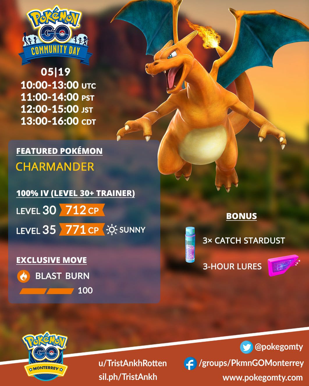 Rare CHARIZARD CLONE Pokémon - Blast Burn Legacy - GO