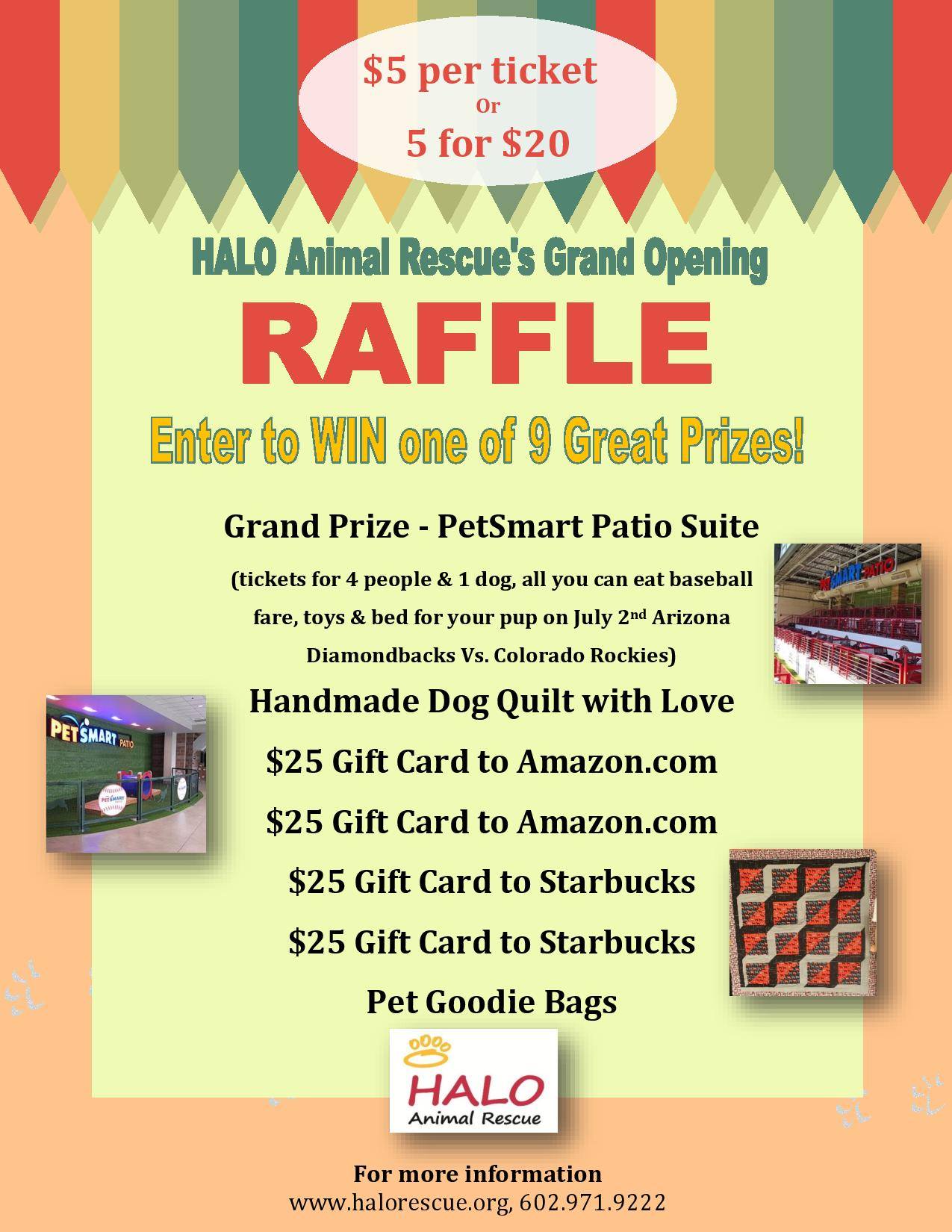 HALO Animal Rescue - Enter our raffle now for a chance to win some cool ...