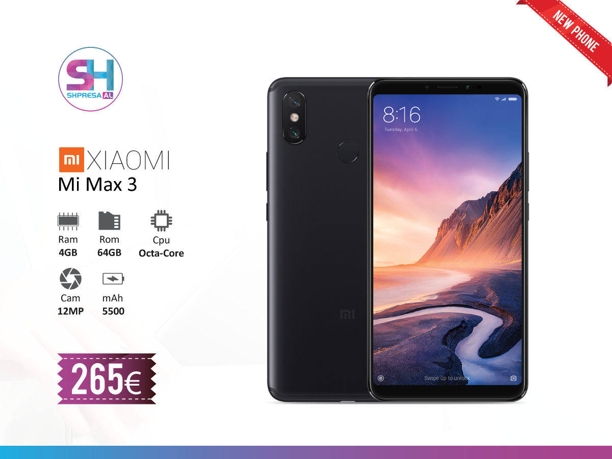 xiaomi mi max3 64GB M1804E4A Xiaomi Mi Max 3, Mi A2, and Pocophone 