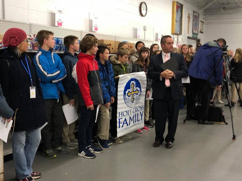 Today the 7th graders joined... - Holy Cross Catholic School