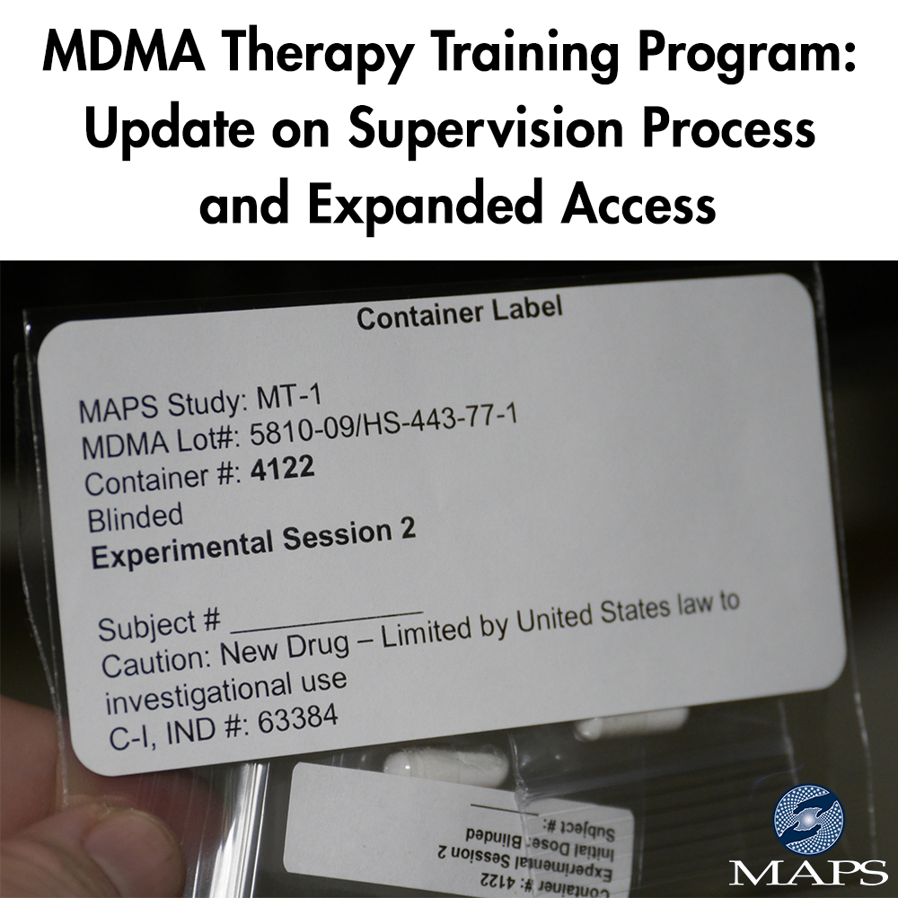 The MDMA Therapy Training Program, operated by the MAPS Public Benefit ...