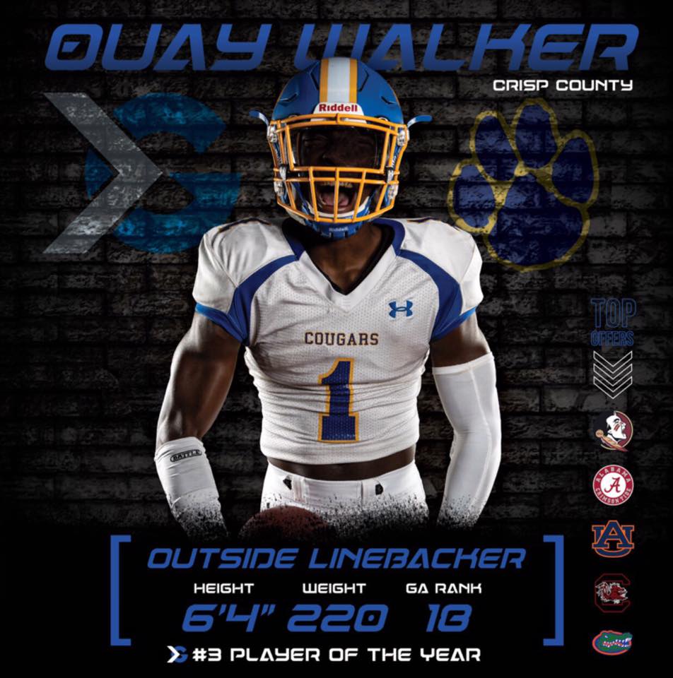 ITG Next - Quay Walker is a playmaker and scary pass rusher for Crisp ...
