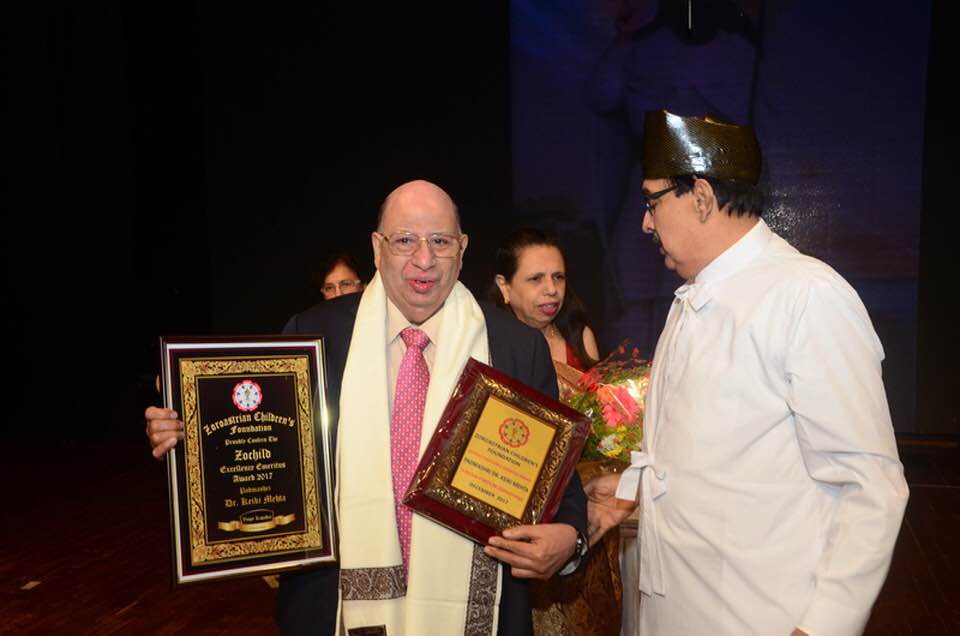Keiki - Padmashree Prof. Dr. Keiki Mehta was presented the “Zochild ...