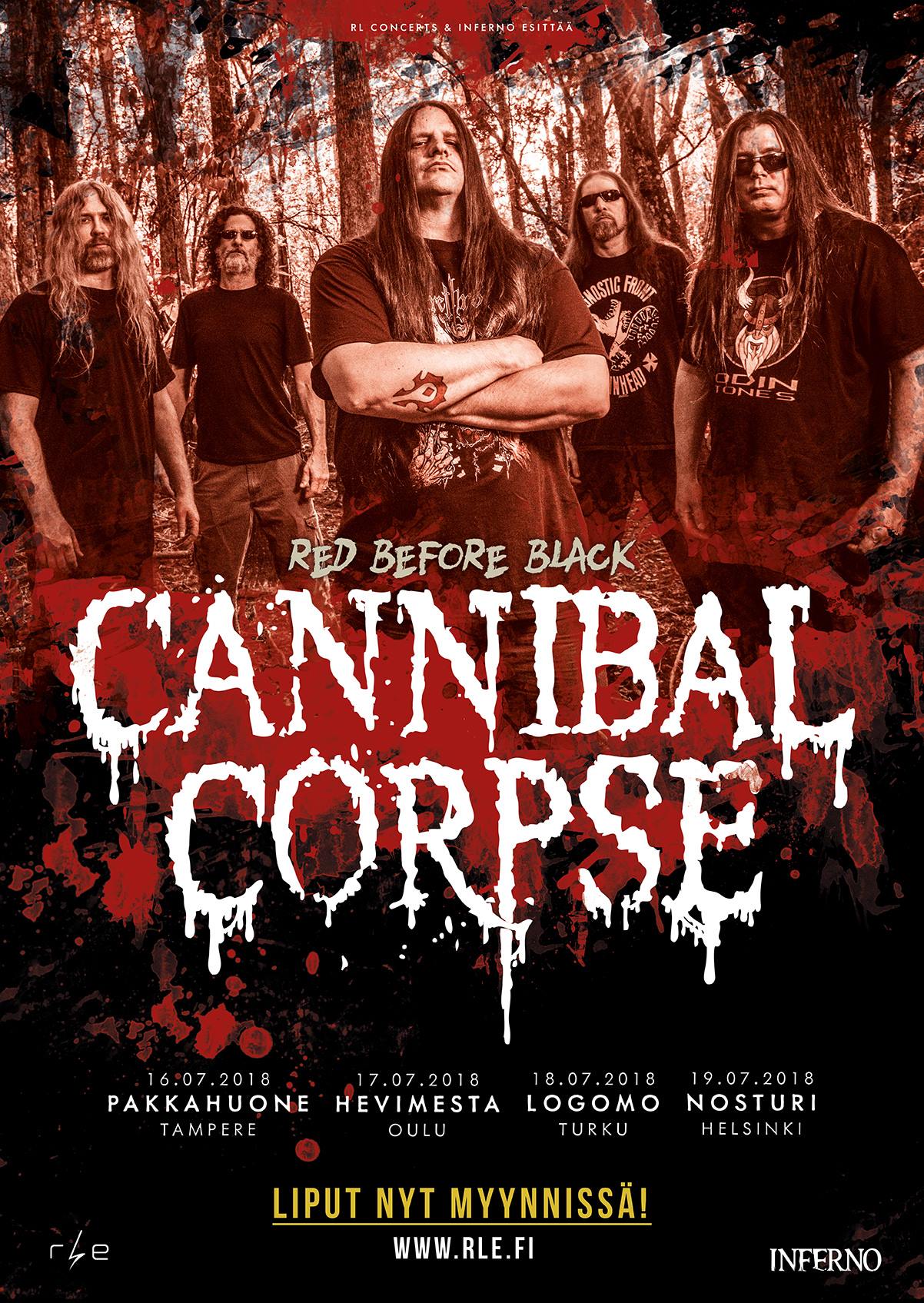 Cannibal Corpse Finnish Dates For Our Summer European Tour Announced Facebook