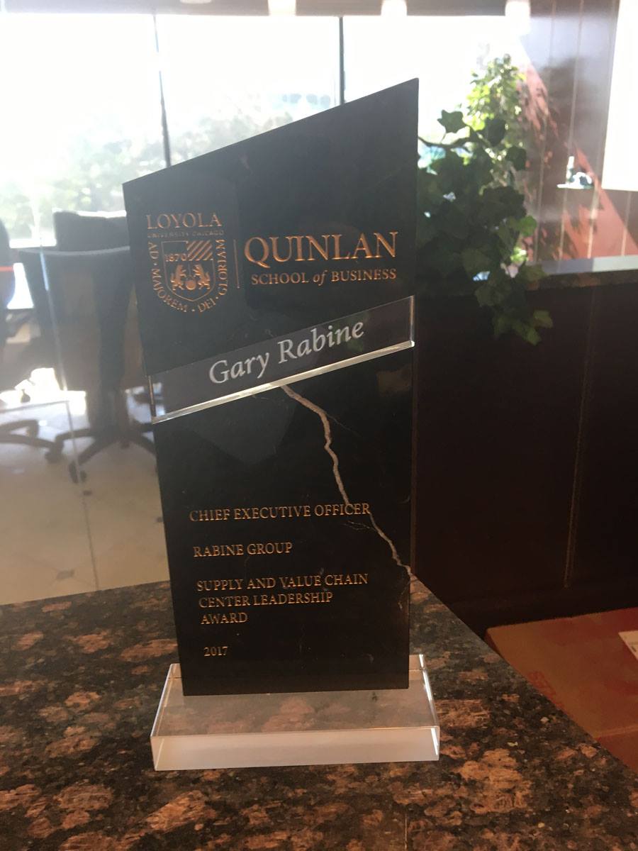 Rabine - Congratulations to our CEO, Gary Rabine, for...