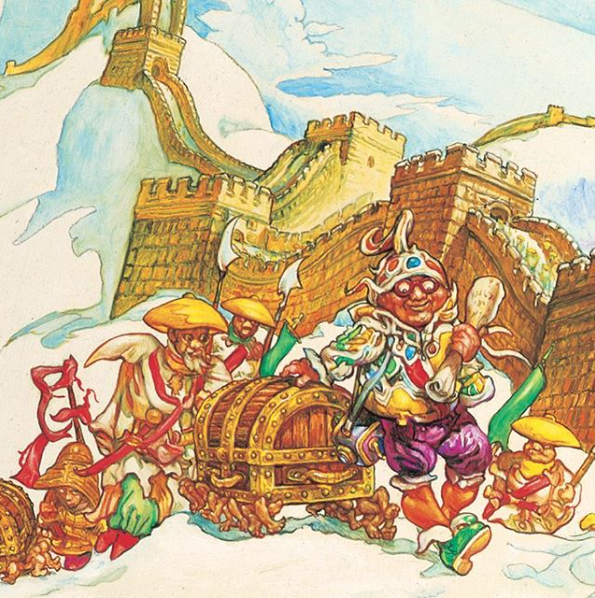 Josh Kirby - INTERESTING TIMES...Showing you the “back” of each ...