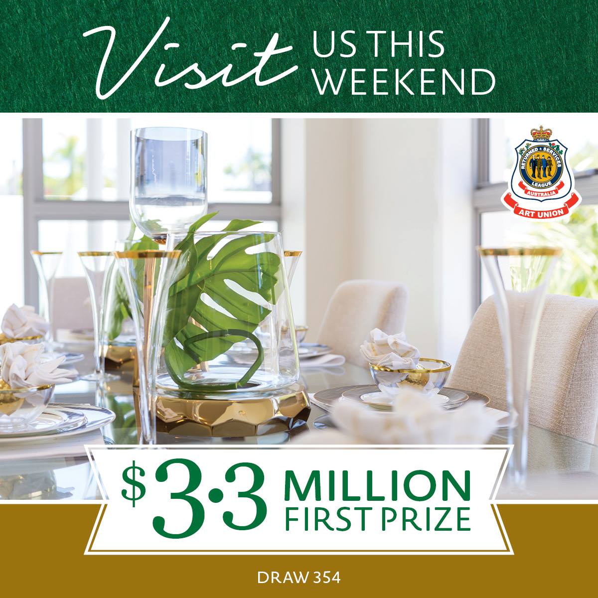 Dream - It's the last weekend that you can visit our Draw 354 prize ...
