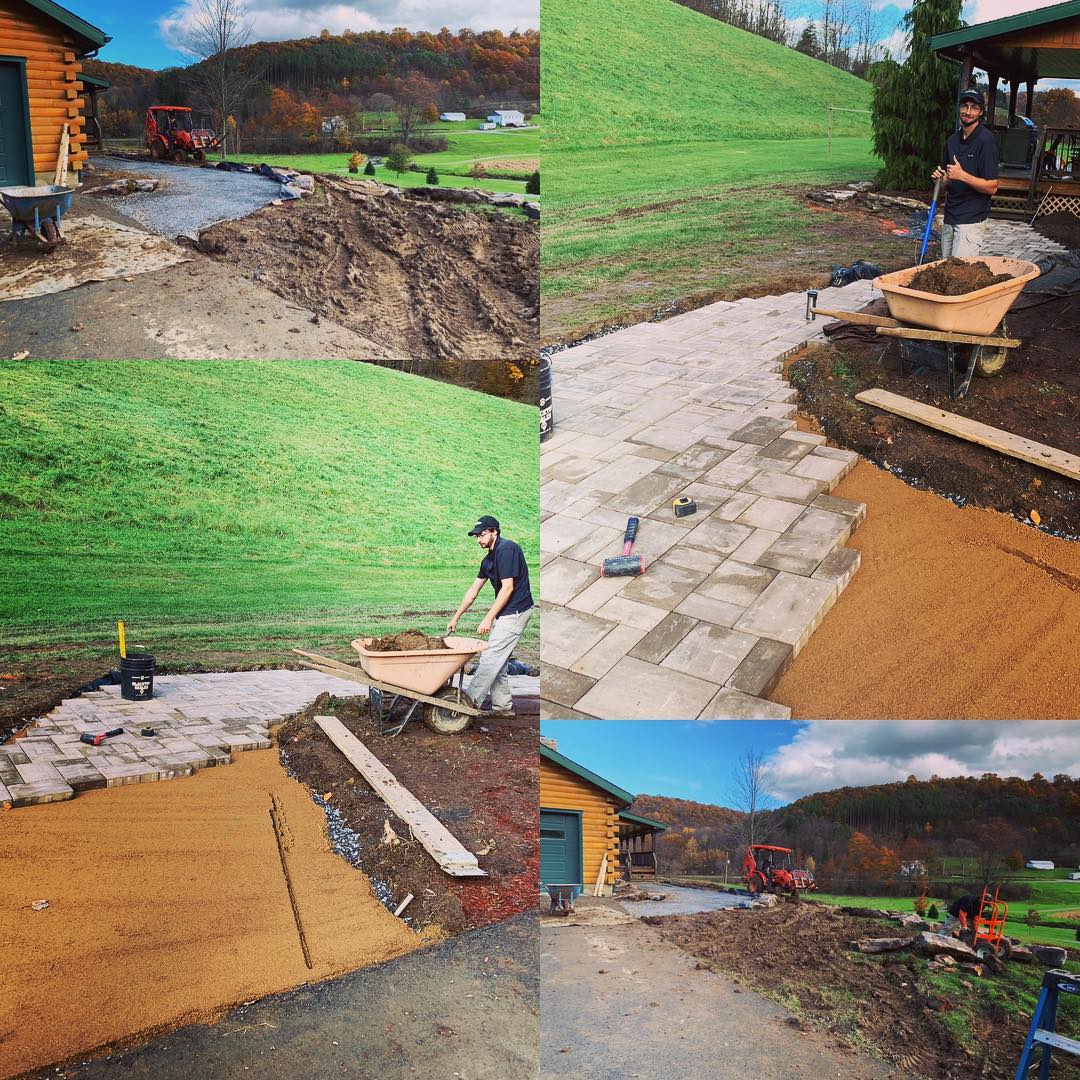 Earthcraft Landscaping - Hardscape and Landscape crews unite on this ...