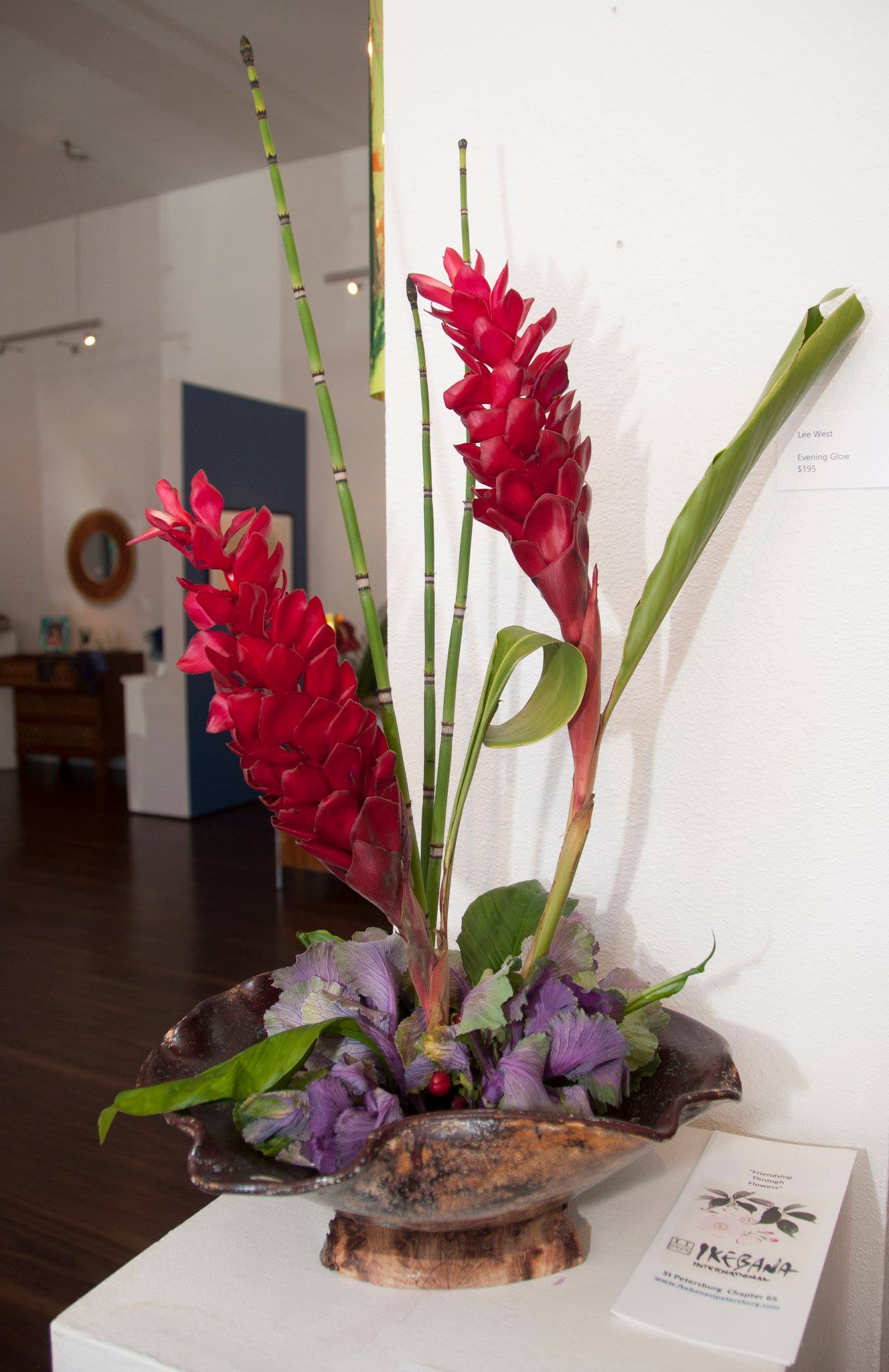 Florida CraftArt - Arrangement by Ann Myers, president of the l Ikebana ...