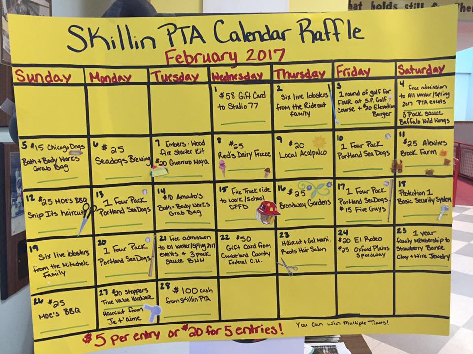 Skillin - It's Calendar Raffle time! We have a ton of great prizes for ...