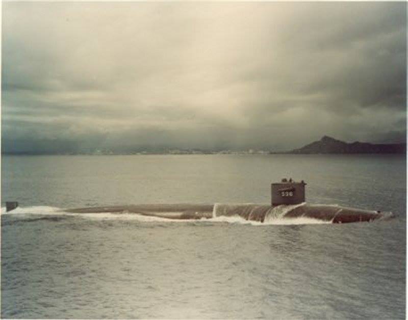 USS Barb (SSN-596) Circa 1973 USN Image #fblifestyle