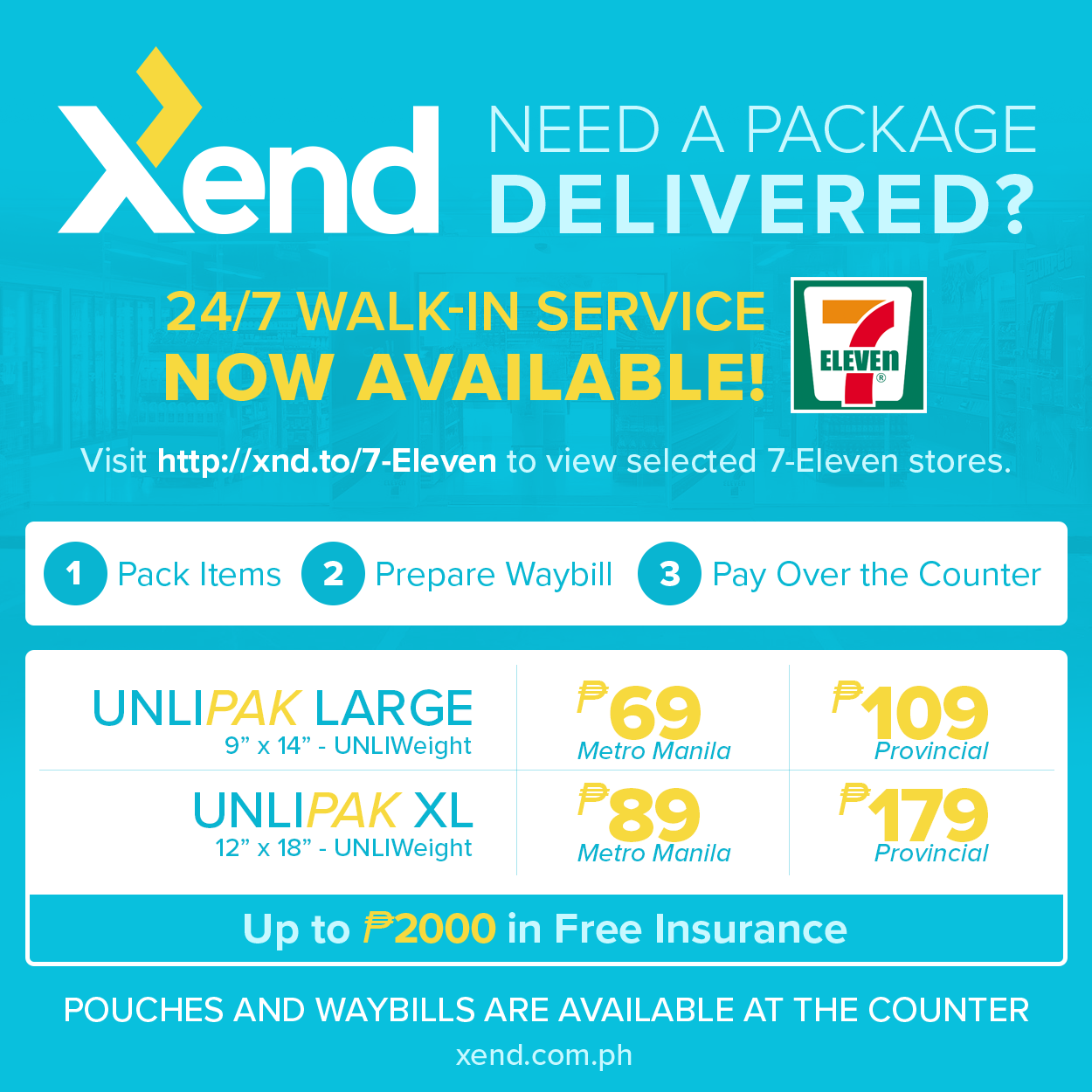 7-Eleven - Save time this holiday season and Xend your packages thru 7 ...