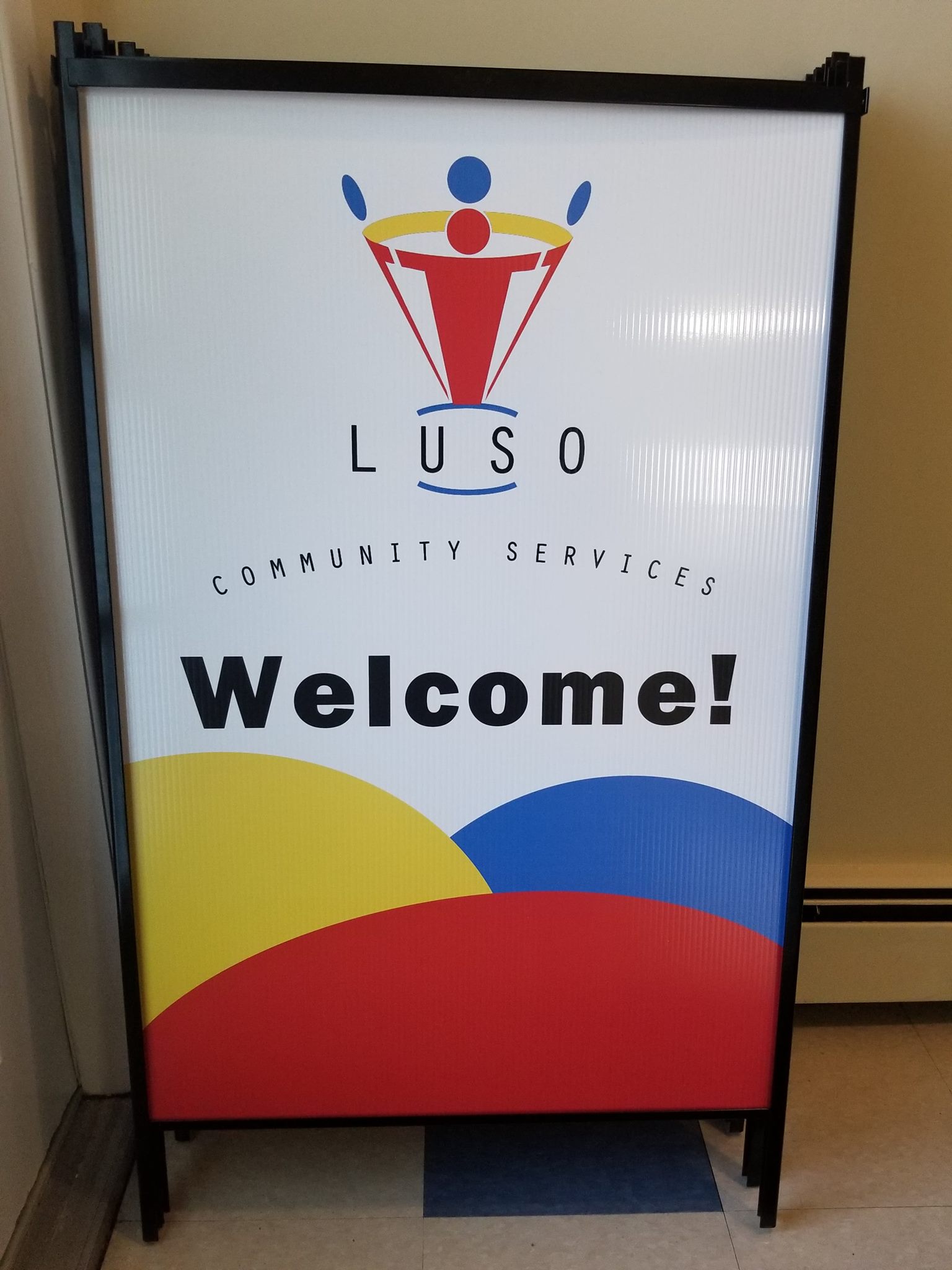 Our new program signs have... - LUSO Community Services | Facebook